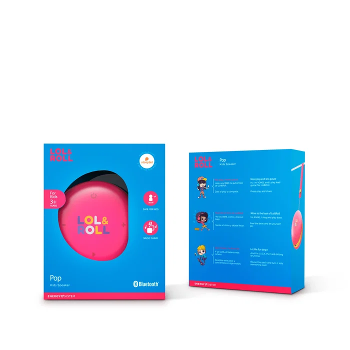 Energy Sistem 454976 Altavoz Monofónico Portátil, Rosa, 5 W, Bluetooth 5.0, Autonomía 3 Horas, USB Tipo-C