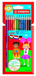 Stabilo Lápices De Colores "Color" C-Surtidos Estuche 12 Ud