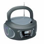 Fonestar sistem Boom - One - G Radio CD USB FM Portátil con Entrada Auxiliar y Efectos Luminosos, Gris