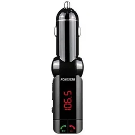 Fonestar TL-3UB Transmisor FM Bluetooth con USB y Manos Libres con Micrófono para Coche
