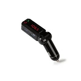 Fonestar TL-3UB - Transmisor FM Bluetooth para coche con entrada USB, manos libres y micrófono para encendedor
