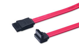 Digitus DA-70827 Cable de Conexión SATA L-Type F/F 0.5m Ángulo 90º SATA II/III Recto