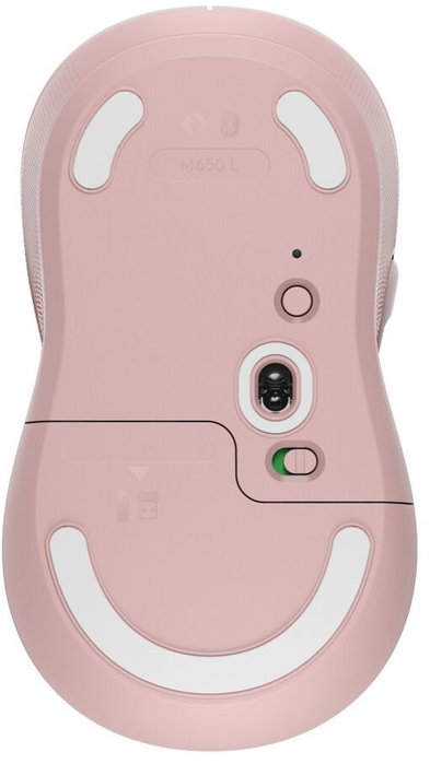 Logitech Signature M650 L Ratón Inalámbrico Rosa