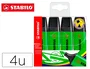 Stabilo Marcador Fluorescente Estuche 4 Colores Pastel