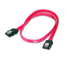 Cable Serial SATA III 7 Pines con Conector de Seguridad Metálico