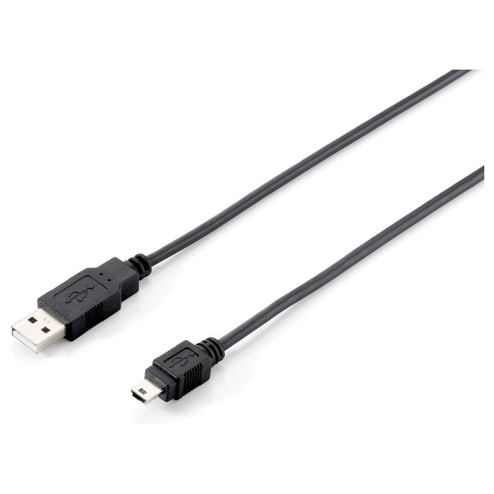 Equip Cable USB 2.0 A Mini-USB (5 pin) 1,8m Negro