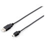 Equip Cable USB 2.0 A Mini-USB (5 pin) 1,8m Negro
