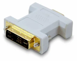 Equip 118945 - Adaptador DVI-A Macho a VGA (HDB15) Hembra - Compatible con Resoluciones hasta 1280x1024 - Color Beige