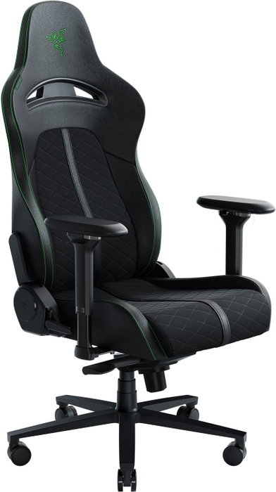 Razer Enki Silla para videojuegos de PC con asiento acolchado Negro y Verde Razer Enki Silla para videojuegos de PC con asiento acolchado Negro y Verde