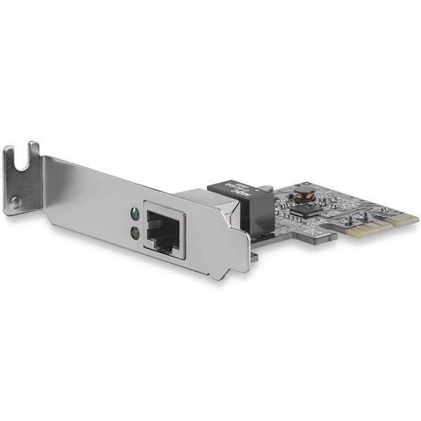 StarTech Tarjeta de Red PCI Express Gigabit Ethernet 1 Puerto 10/100/1000 Mbps Chipset Realtek RTL8111E, Compatible con Windows, Linux, macOS - ST1000SPEX2