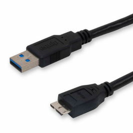 Equip Cable USB 3.0 Tipo A a Micro 10 Pines Macho, Triple Blindado