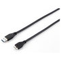 Equip Cable USB 3.0 a Micro-USB B 128397 Negro, 1,8 m