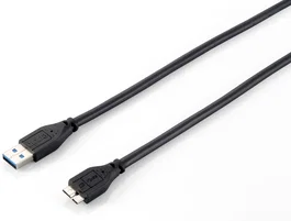Equip Cable USB 3.0 a Micro-USB B 128397 Negro, 1,8 m