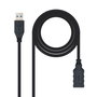 NANO CABLE Cable Alargador USB 3.0 A Macho a A Hembra 1m Negro