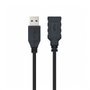 NANO CABLE Cable Alargador USB 3.0 A Macho a A Hembra 1m Negro