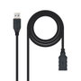 NANO CABLE Cable Alargador USB 3.0 A Macho a A Hembra 1m Negro