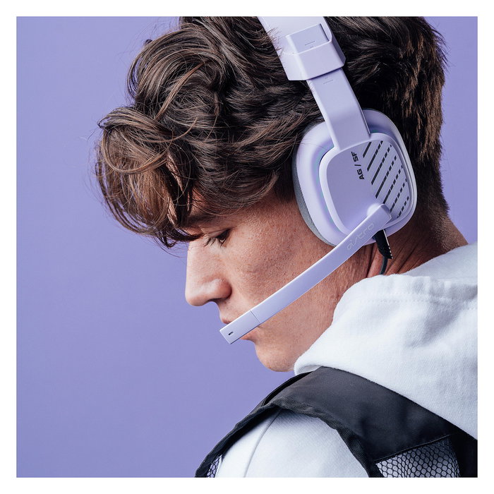 Logitech ASTRO Gaming A10 Gen 2 Auriculares para Juegos Diadema con Cable Jack 3.5 mm Color Lila