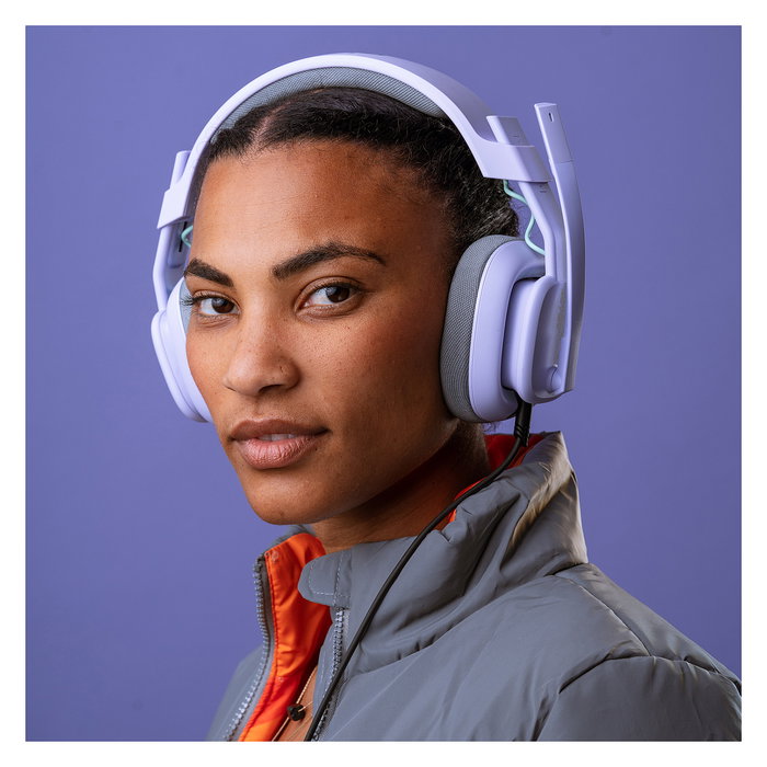 Logitech ASTRO Gaming A10 Gen 2 Auriculares para Juegos Diadema con Cable Jack 3.5 mm Color Lila