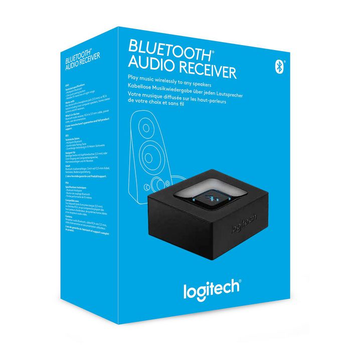 Logitech Receptor de Audio Bluetooth para Altavoces Inalámbricos con Conexión Multipunto Logitech Receptor de Audio Bluetooth para Altavoces Inalámbricos con Conexión Multipunto
