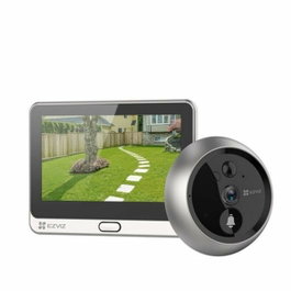 EZVIZ DP2C Mirilla Inteligente 2 MP con Monitor de 4.3 pulgadas, Plata