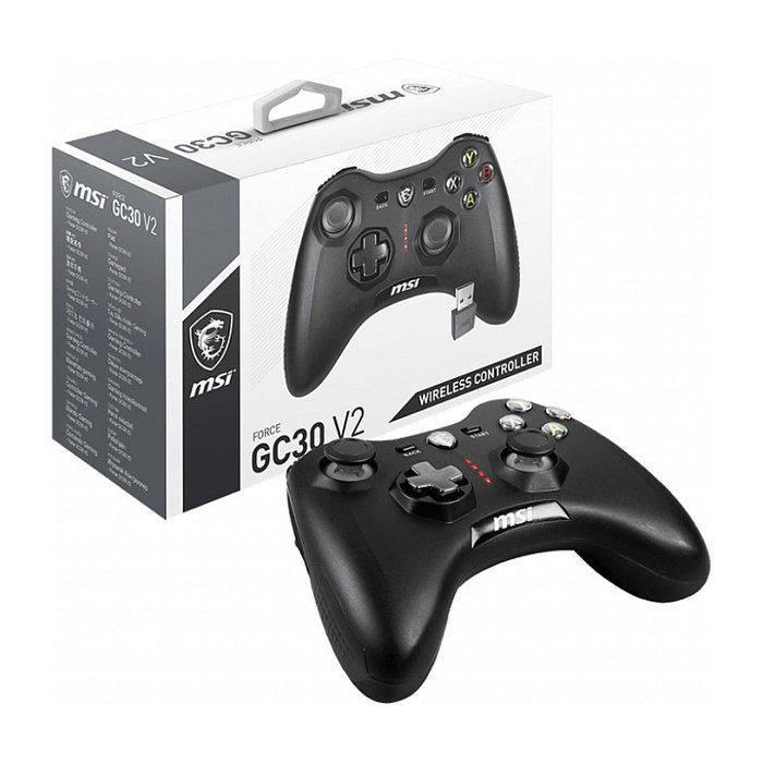 MSI Force GC30 V2 Gamecontroller Inalámbrico y Alámbrico para PC Android