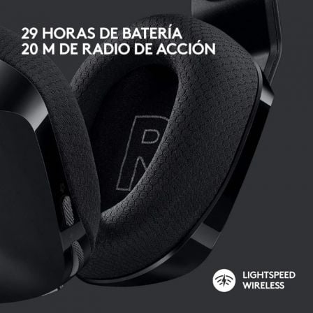 Logitech G733 Auriculares Gaming Inalámbricos con Micrófono y Sonido Envolvente DTS Headphone:X 2.0, 29 Horas Batería, Negro, Modelo 981-000864