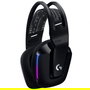 Logitech G733 Auriculares Gaming Inalámbricos con Micrófono y Sonido Envolvente DTS Headphone:X 2.0, 29 Horas Batería, Negro, Modelo 981-000864