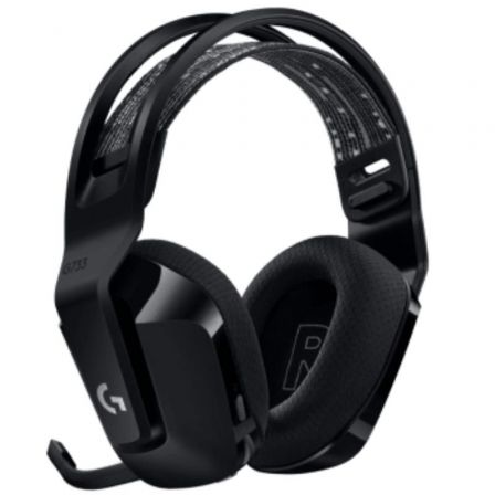 Logitech G733 Auriculares Gaming Inalámbricos con Micrófono y Sonido Envolvente DTS Headphone:X 2.0, 29 Horas Batería, Negro, Modelo 981-000864