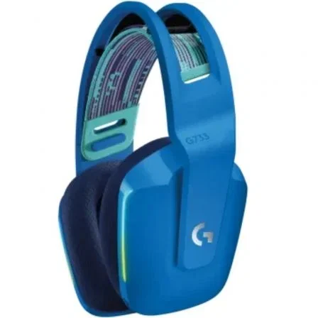 Logitech 981-000943 Auriculares Gaming Inalámbricos G733 Azules con Micrófono