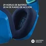 Logitech 981-000943 Auriculares Gaming Inalámbricos G733 Azules con Micrófono