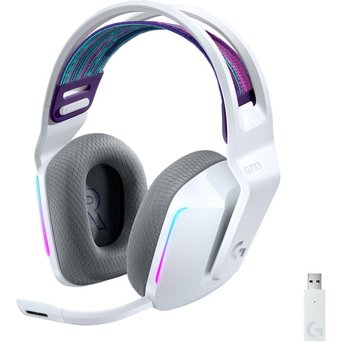 Logitech G733 LIGHTSPEED Wireless Gaming Auriculares Blanco