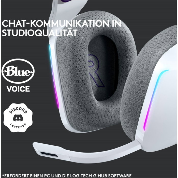 Logitech G733 LIGHTSPEED Wireless Gaming Auriculares Blanco