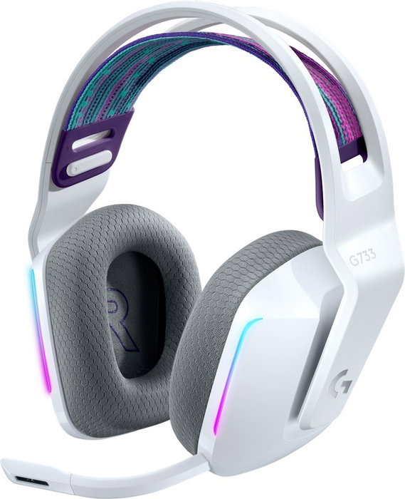 Logitech G733 LIGHTSPEED Auriculares Inalámbricos para Juegos Blanco