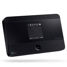TP-Link M7350 - Router Móvil 4G/LTE, Wi-Fi Portátil con Batería 2550mAh (10h), Banda Dual 2.4/5 GHz, Pantalla TFT, Soporta 15 Dispositivos, Hasta 150 Mbps