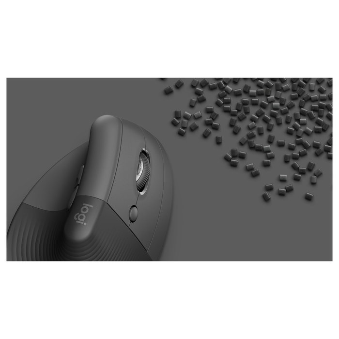 Logitech Lift Ratón Vertical Ergonómico Inalámbrico Grafito