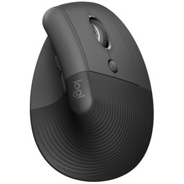Logitech Lift Ratón Vertical Ergonómico Inalámbrico Grafito