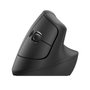 Logitech Ratón Vertical Lift Inalámbrico Ergonómico 4000 DPI Grafito para Manos Pequeñas/Medianas 6 Botones