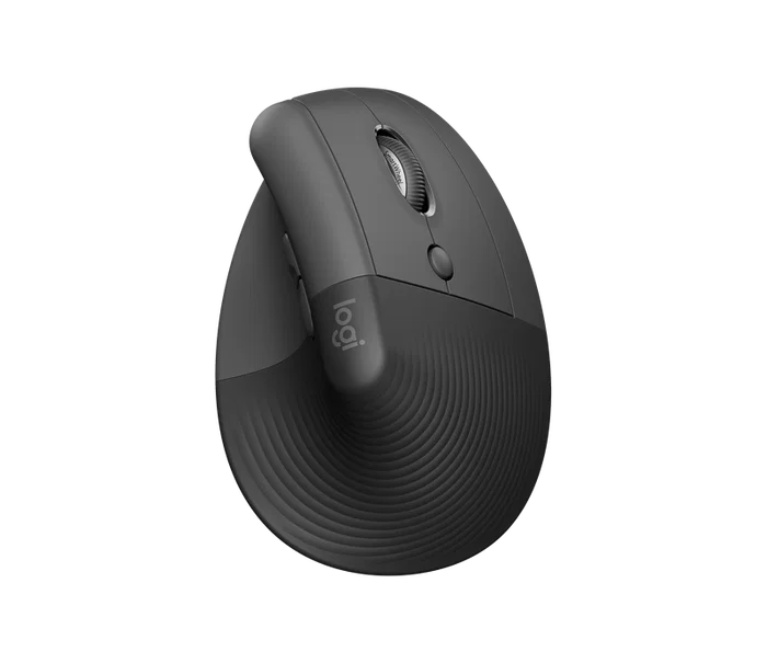 Logitech Lift Ratón Vertical Ergonómico Inalámbrico Grafito
