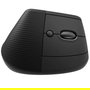 Logitech Lift Vertical Ergonomic Mouse Ratón Ergonómico Vertical Bluetooth/2.4GHz Hasta 4000 DPI Grafito