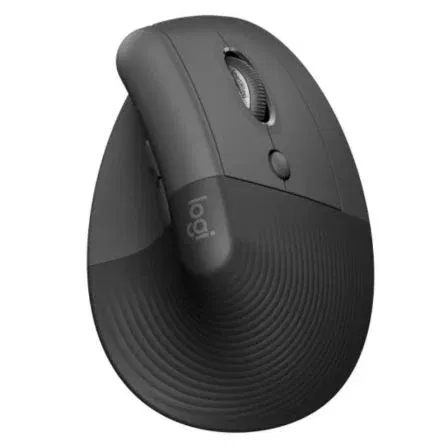 Logitech Lift Vertical Ergonomic Mouse Ratón Ergonómico Vertical Bluetooth/2.4GHz Hasta 4000 DPI Grafito Logitech Lift Vertical Ergonomic Mouse Ratón Ergonómico Vertical Bluetooth/2.4GHz Hasta 4000 DPI Grafito
