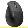 Logitech Lift Vertical Ergonomic Mouse Ratón Ergonómico Vertical Bluetooth/2.4GHz Hasta 4000 DPI Grafito