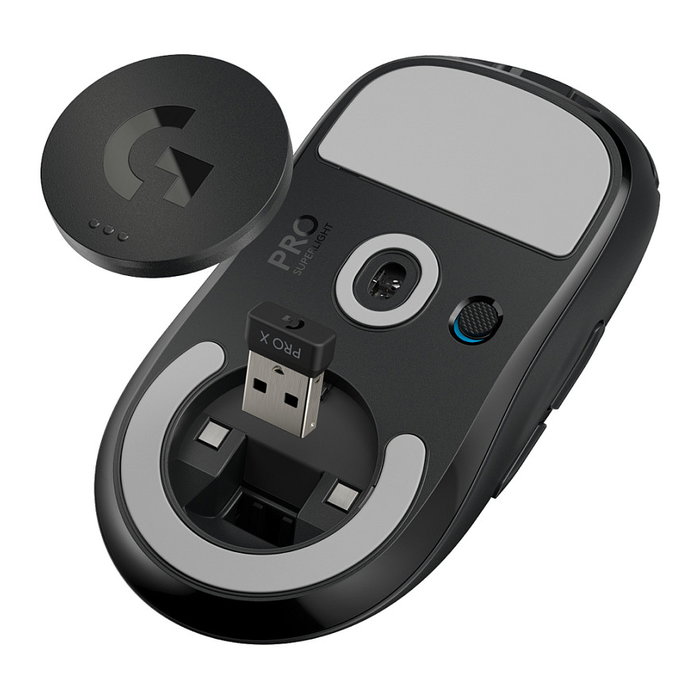 Logitech PRO X SUPERLIGHT Ratón Gaming Inalámbrico Negro