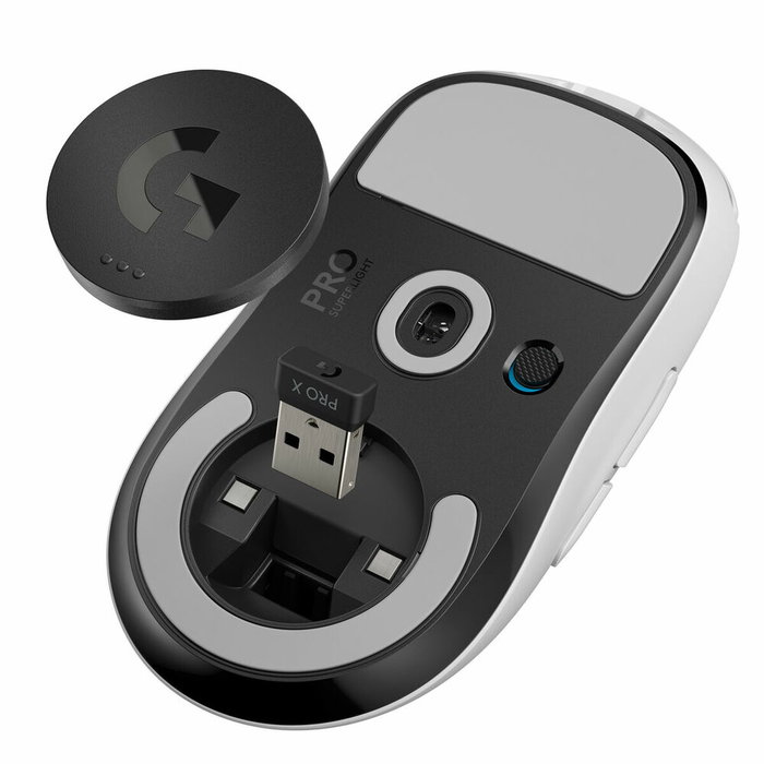 Logitech PRO X SUPERLIGHT Ratón Gaming Inalámbrico Blanco