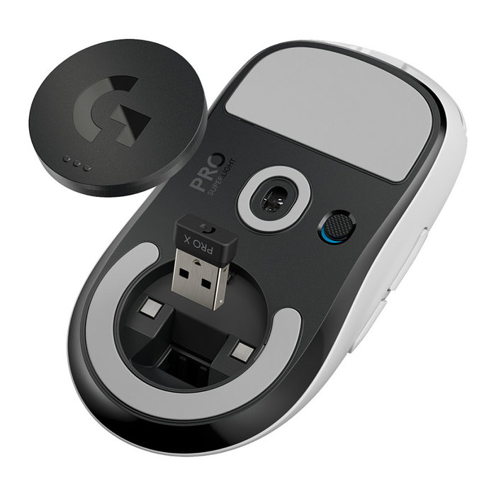 Logitech PRO X SUPERLIGHT Ratón Gaming Inalámbrico Blanco