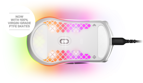 SteelSeries Ratón Aerox 3 62603 Mano Derecha USB Tipo C Óptico 8500 DPI Blanco