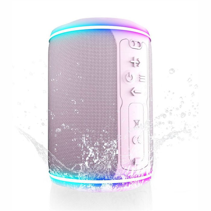Energy Sistem Altavoz Urban Box Supernova 454945 - 16W, RGB, Bluetooth 5.1, Resistente a Salpicaduras IPX4, Portátil, Rosa