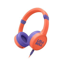 Energy Sistem Auriculares Lol&Roll Orange Infantiles con Limitación de Volumen y Micrófono Incluido para Niños