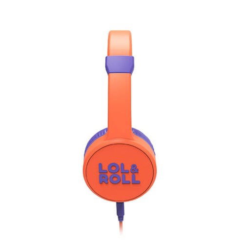 Energy Sistem Auriculares Lol&Roll Orange Infantiles con Limitación de Volumen y Micrófono Incluido para Niños