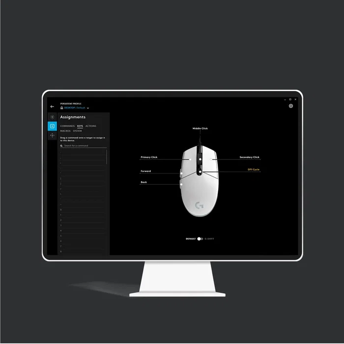 Logitech G203 LIGHTSYNC Ratón Gaming Negro