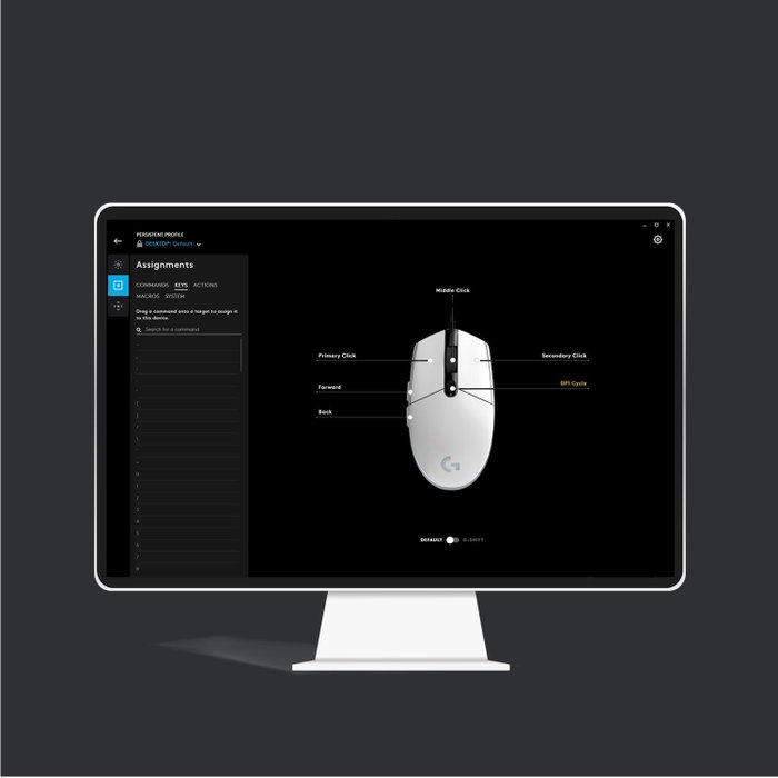 Logitech G203 LIGHTSYNC Ratón Gaming Negro